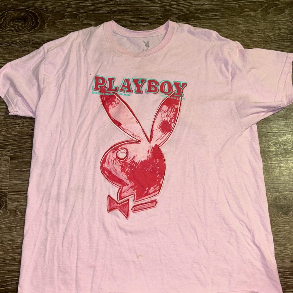 Pink Playboy T-shirt.
